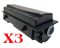 3 x Non-Genuine TK-144 Toner Cartridge for Kyocera FS-1100 FS1100