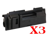3 x Non-Genuine TK-18H Toner Cartridge for Kyocera FS-1020D FS-1118MFP