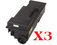 3 x Non-Genuine TK-344 Toner Cartridge for Kyocera FS-2020D FS2020D