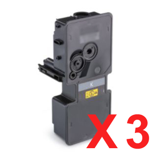 3 x Non-Genuine TK-5244K Black Toner Cartridge for Kyocera P5026 M5526