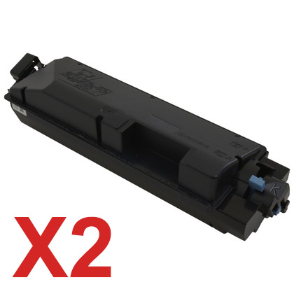 2 x Non-Genuine TK-5294K Black Toner Cartridge for Kyocera P7240