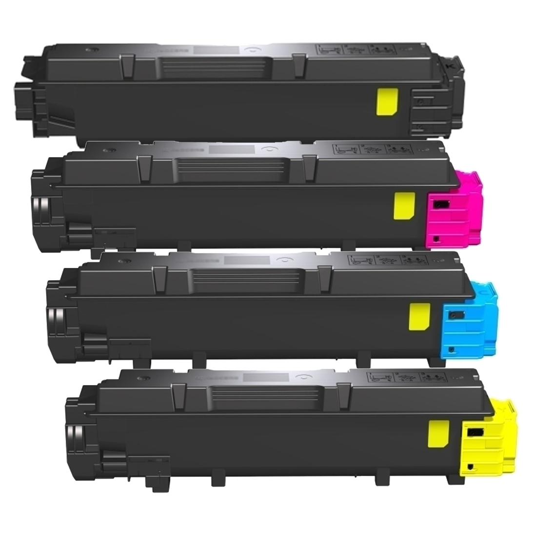 4 Pack Non-Genuine TK-5374 Toner Cartridge Set for Kyocera PA3500 MA3500