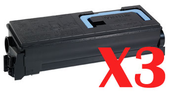 3 x Non-Genuine TK-564K Black Toner Cartridge for Kyocera FS-C5300DN