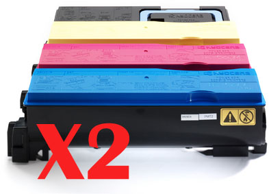 2 Lots of 4 Pack Non-Genuine TK-564 Toner Cartridge Set for Kyocera FS-C5300DN