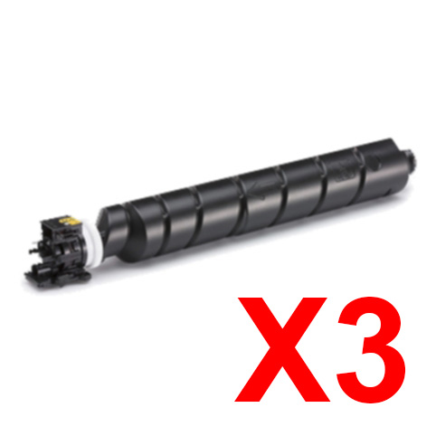 3 x Non-Genuine TK-8349K Black Toner Cartridge for Kyocera TASKAlfa-2552ci