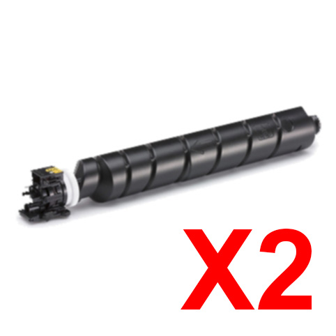 2 x Non-Genuine TK-8529K Black Toner Cartridge for Kyocera TASKAlfa-4052ci