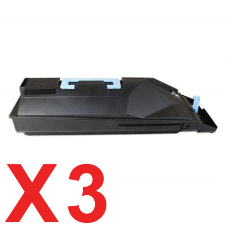 3 x Non-Genuine TK-869K Black Toner Cartridge for Kyocera TASKalfa-250ci 350ci