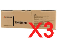 3 x Genuine Kyocera TK-1129 Toner Cartridge FS-1061DN FS-1325MFP