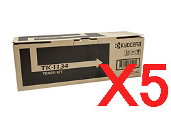 5 x Genuine Kyocera TK-1134 Toner Cartridge FS-1030MFP FS-1130MFP