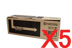 5 x Genuine Kyocera TK-1144 Toner Cartridge FS-1035MFP FS-1135MFP