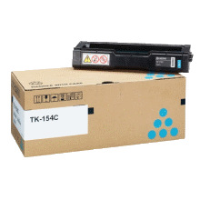 1 x Genuine Kyocera TK-154C Cyan Toner Cartridge FS-C1020MFP