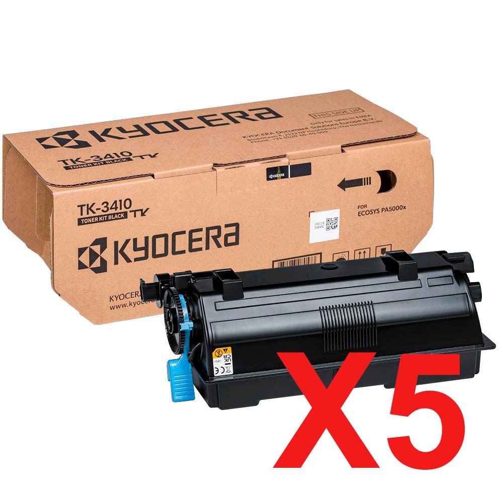 5 x Genuine Kyocera TK-3414 Toner Cartridge PA5000