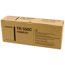 1 x Genuine Kyocera TK-500C Cyan Toner Cartridge FS-C5016N