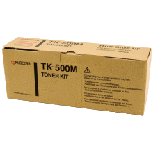 1 x Genuine Kyocera TK-500M Magenta Toner Cartridge FS-C5016N
