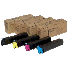 4 Pack Genuine Kyocera TK-500 Toner Cartridge Set FS-C5016N