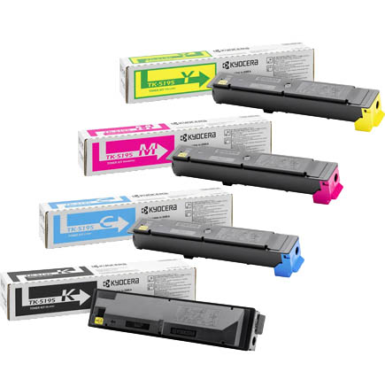 4 Pack Genuine Kyocera TK-5219 Toner Cartridge Set TASKAlfa-406ci