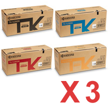 3 Lots of 4 Pack Genuine Kyocera TK-5284 Toner Cartridge Set P6235
