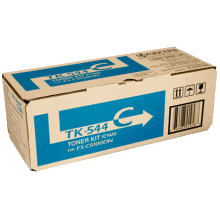 1 x Genuine Kyocera TK-544C Cyan Toner Cartridge FS-C5100DN