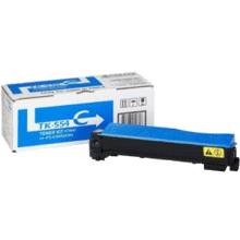 1 x Genuine Kyocera TK-554C Cyan Toner Cartridge FS-C5200DN