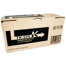 1 x Genuine Kyocera TK-574K Black Toner Cartridge FS-C5400DN
