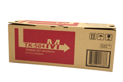 1 x Genuine Kyocera TK-584M Magenta Toner Cartridge FS-C5150DN
