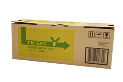 1 x Genuine Kyocera TK-584Y Yellow Toner Cartridge FS-C5150DN