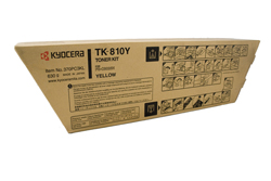 1 x Genuine Kyocera TK-810Y Yellow Toner Cartridge FS-C8026N