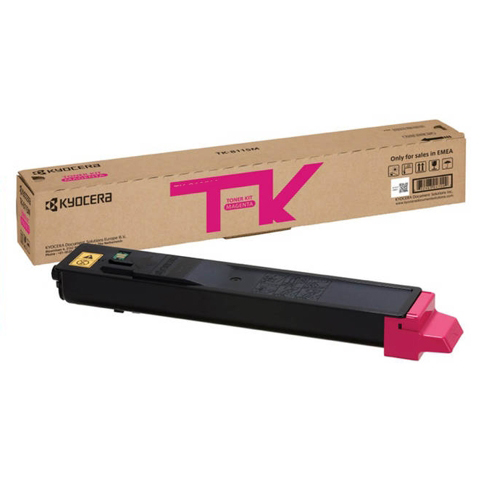1 x Genuine Kyocera TK-8119M Magenta Toner Cartridge M8124 M8130