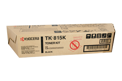 1 x Genuine Kyocera TK-815K Black Toner Cartridge KM-C2630D