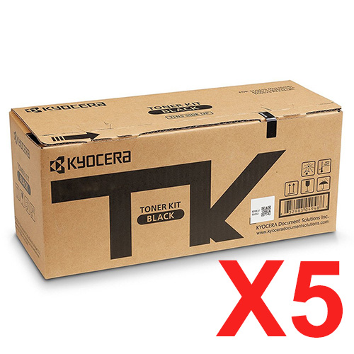 5 x Genuine Kyocera TK-8559K Black Toner Cartridge TASKAlfa-5054ci 6054ci 7054ci