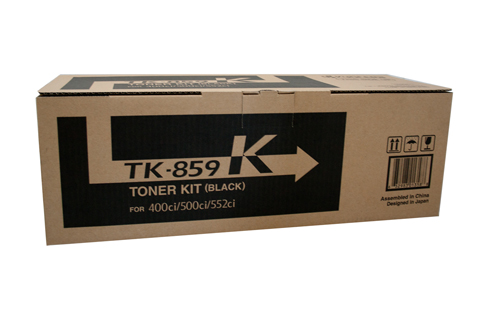 1 x Genuine Kyocera TK-859K Black Toner Cartridge TASKAlfa-400ci 500ci
