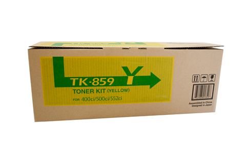 1 x Genuine Kyocera TK-859Y Yellow Toner Cartridge TASKAlfa-400ci 500ci