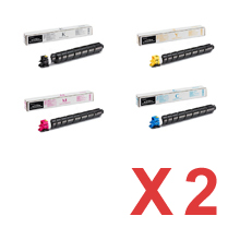 2 Lots of 4 Pack Genuine Kyocera TK-8804 Toner Cartridge Set P8060