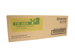 1 x Genuine Kyocera TK-884Y Yellow Toner Cartridge FS-C8500DN