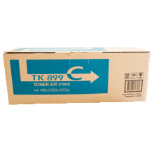 1 x Genuine Kyocera TK-899C Cyan Toner Cartridge FS-C8020MFP FS-C8025MFP