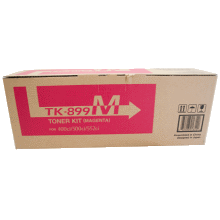 1 x Genuine Kyocera TK-899M Magenta Toner Cartridge FS-C8020MFP FS-C8025MFP