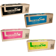 4 Pack Genuine Kyocera TK-899 Toner Cartridge Set FS-C8020MFP FS-C8025MFP