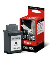 1 x Genuine Lexmark 13400HC Black Ink Cartridge 13400HC