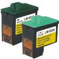 2 Pack Compatible Lexmark #16 #26 Black & Colour Ink Cartridge 10N0016 10N0026