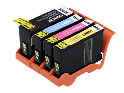 4 Pack Compatible Lexmark #150XL Ink Cartridge Set High Yield (1BK,1C,1M,1Y) 14N1615AAN 14N1616AAN 14N1618AAN 14N1614AAN