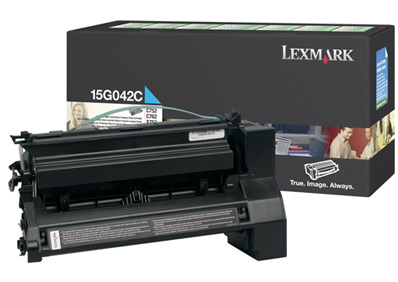 1 x Genuine Lexmark C752 C760 C762 X762 Cyan Toner Cartridge High Yield Return Program