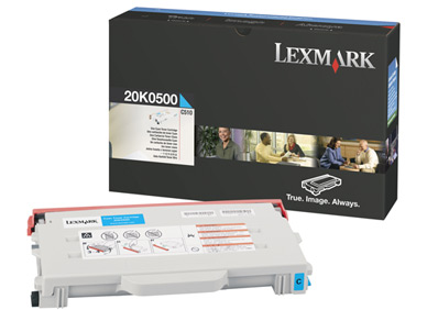 1 x Genuine Lexmark C510 Cyan Toner Cartridge