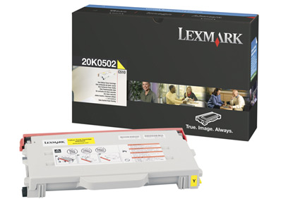 1 x Genuine Lexmark C510 Yellow Toner Cartridge