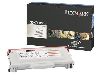 1 x Genuine Lexmark C510 Black Toner Cartridge