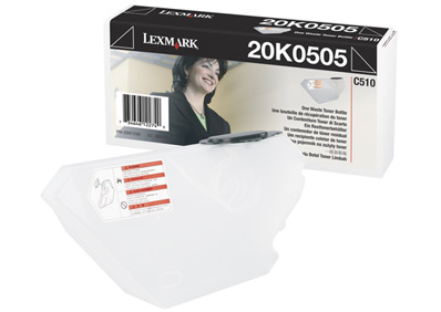 1 x Genuine Lexmark C510 Waste Toner Bottle