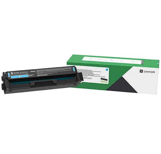 1 x Genuine Lexmark CX431 CX431adw 20N30C Cyan Toner Cartridge Return Program