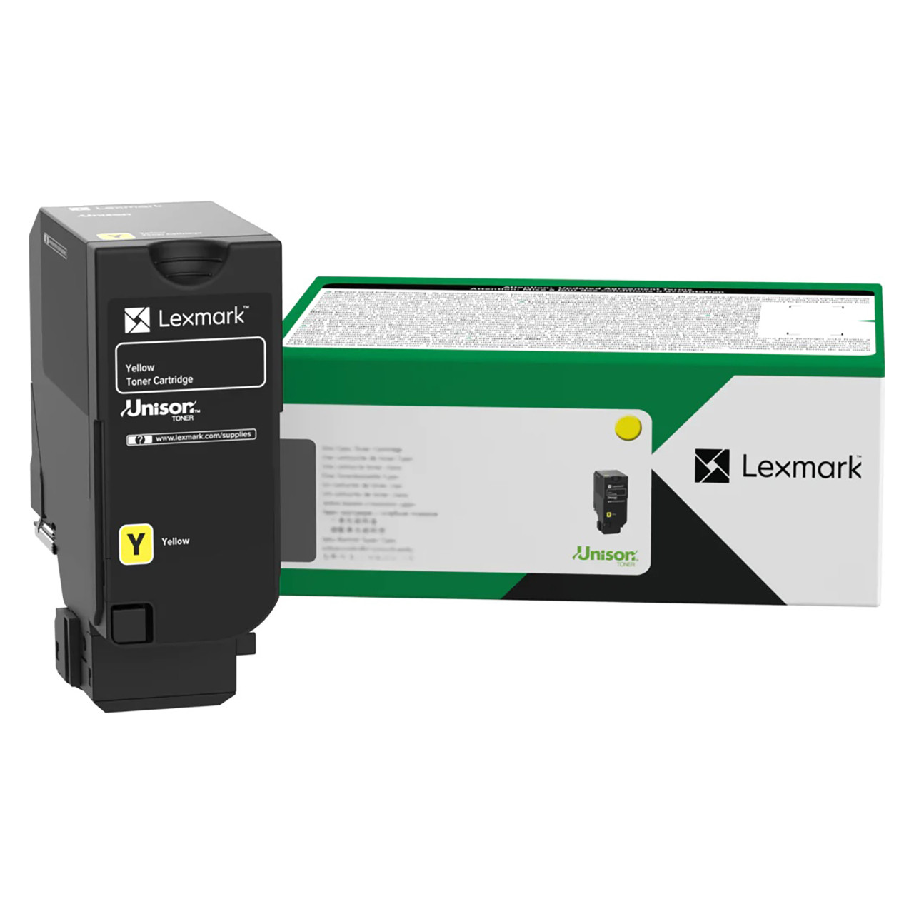 1 x Genuine Lexmark CS730 CX730 71C1HY Yellow Toner Cartridge High Yield Return Program