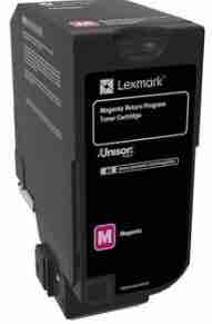 1 x Genuine Lexmark CS725 CX725 74C60M Magenta Toner Cartridge Return Program