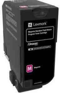 1 x Genuine Lexmark CS725 CX725 74C6SM Magenta Toner Cartridge Standard Yield Return Program