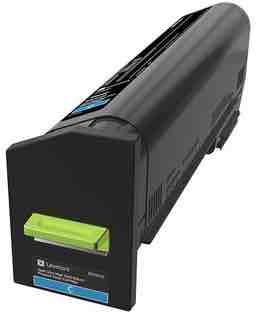 1 x Genuine Lexmark CX860 82K6UC Cyan Toner Cartridge Ultra High Yield Return Program